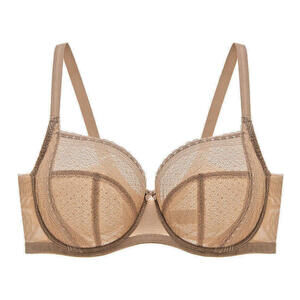 Understance Spacer Air Shea FlexWire Molded Unlined Bra UW 42DDD Cafe Au Lait